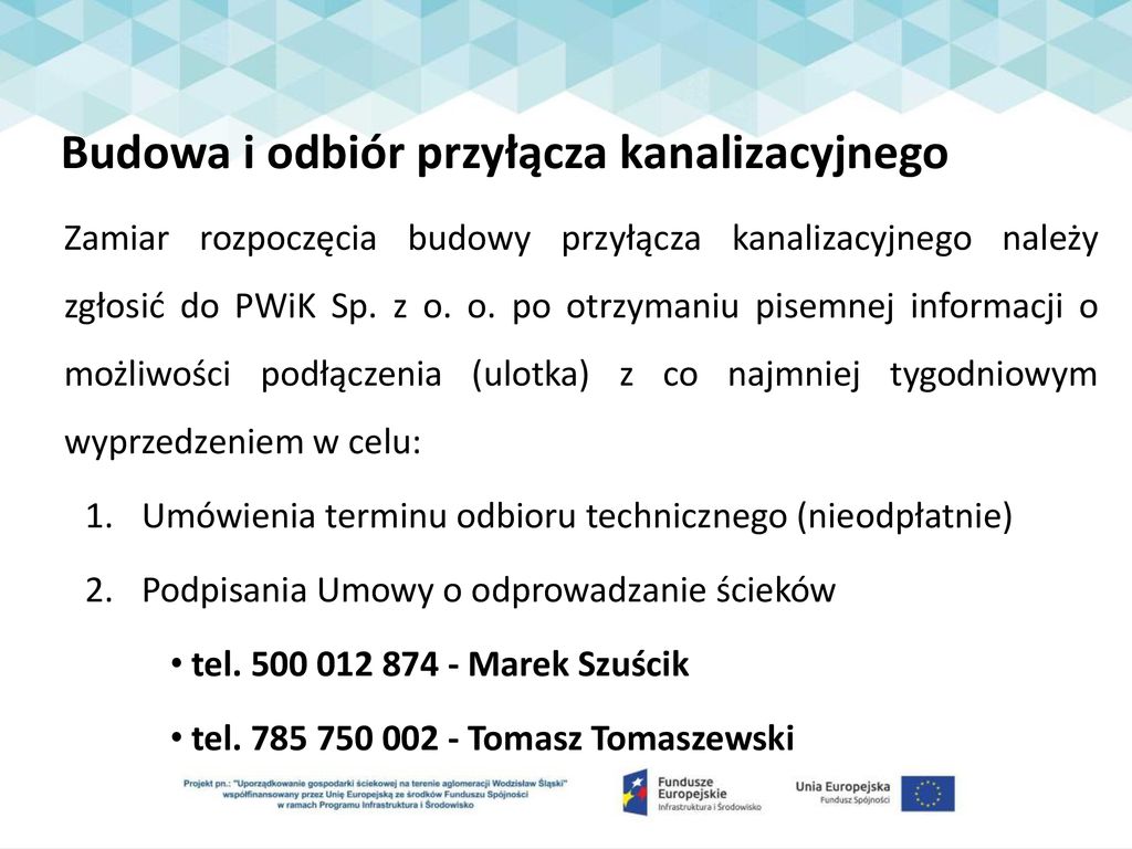 W Ramach Programu Infrastruktura I Rodowisko Ppt Pobierz